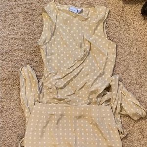 2 piece skirt with top